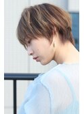 シークレットハイライト×透けバング×ブルーグレージュ×所沢