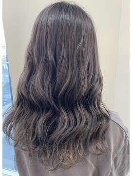 エミュスト(Emuest) 【松葉】グレージュ/ハイライトカラー/ベージュ/髪質改善