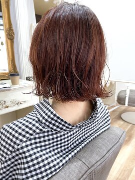 ゼン(ZEEN) 【髪質改善イルミナカラー/ふわっとボブ】#札幌美容室ZEEN@20代