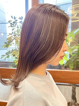 ロンドジェネルーズ 柏(Lond generous) 【小林翼】ハイライトで作る透明感ミルクティー