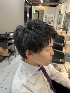 アイズ 海老名(AIZU) アップバング　ザクザクショート　スパイキーショート