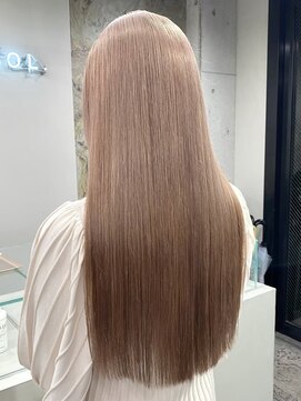 ソル ジングウマエ(SOL JINGUMAE) ミルクティーベージュダブルカラーインナーカラーケアブリーチ