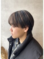 トパ(topa)&nbsp;ブリーチしない！メンズハイライト