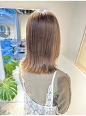 くすみベージュカラー☆