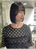 パツっとボブ/地毛風カラー【戸田雅子】