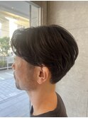 センターパート×メンズカット【Zina 大越香苗】