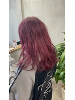 アレンヘアー 京橋店(ALLEN hair)&nbsp;ケアブリーチ/チェリーレッド