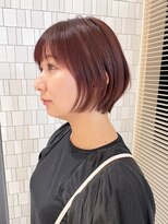 アイティーバイアルバム 藤沢店(IT by ALBUM) ピンクヘアー秋色ピンクグレープフルーツ_ba483591