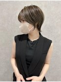 ショートボブウルフ×ハイライト