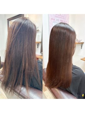 ニーノ(Nino) 20代30代40代髪質改善トリートメント艶感ストレート透明感