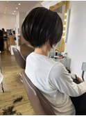 大人可愛い30代40代50代60代ショート/白髪ぼかし/大分/別府