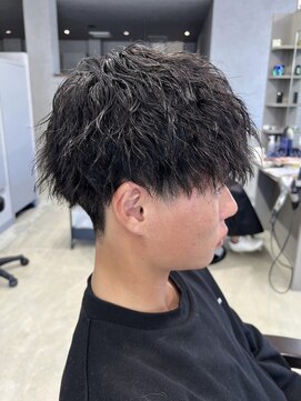 リット×ベリエ(Lit.×belier) 鹿児島メンズマッシュパーマシャドウパーマツイストスパイラル