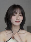 透明感カラー×ワンカールで可愛いレイヤーボブ
