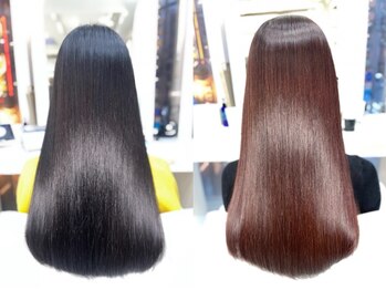 シーズンズ バイ マーブルズ(seasons by marbles)の写真/最新の縮毛矯正【メテオストレート】圧倒的なツヤ、極上の質感で仕上がり満足度◎