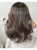 バレイヤージュ/ハイライト/ダブルカラー/ケアブリーチ/ボブ