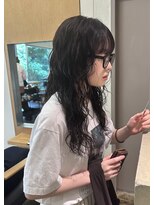 メク(meku)&nbsp;ロングレイヤーカット/くしゃっとパーマ＊