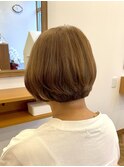 『前下がり気味ボブ×透明感カラー』【稲毛/稲毛駅】