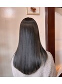 【話題】弱酸性ストレートパーマ/黒髪ロング/髪質改善(梅ヶ丘）