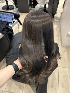 ユーフォリア 銀座本店(Euphoria) 【AYAKI】レイヤー水素カラーアッシュグレージュ