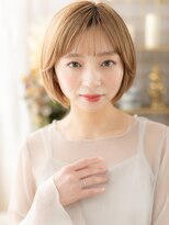 カバーヘア ブリス 志木南口駅前店(COVER HAIR bliss)&nbsp;透明感金髪ハイトーンカラーこなれショートTc5志木20代30代40代