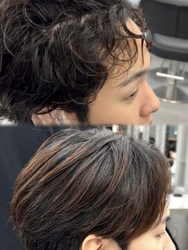 オーバル バイ アピッシュ(OVARL by apish) パーマ落とし曲がる縮毛矯正縮毛矯正失敗原宿メンズパーマ