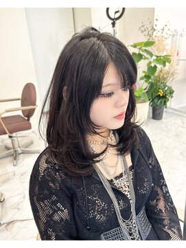 ガルボヘアー 心斎橋店(garbohair) 心斎橋プルエクステミディアムレイヤーカット
