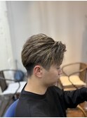 メッシュ、メンズカット、茶髪メッシュ