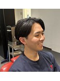 ナチュラルセンターパートショート