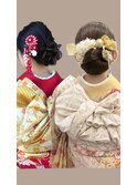 成人式セット　卒業式セット　ヘアセット　カチモリヘア