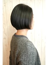 ビューティライブラリヘアラボサロン(BEAUTY LIBRARY Hair Lab Salon)&nbsp;首がキレイに見えるボブ