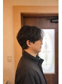 ナチュラル束感ニュアンスパーマ