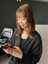 アム(amu)&nbsp;ミディアムレイヤー/ブリーチなしベージュ/ヘーゼルベージュ