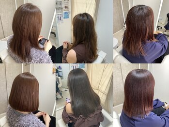 ウル 日進浅田店の写真/大人女性に人気の髪質改善カラーでツヤと透明感が叶う！ダメージレスで品がある大人の艶髪に。