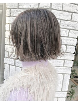 パーク(PAAQ) 【田中　智大】切りっぱなしボブ×Beach　（アッシュベージュ）