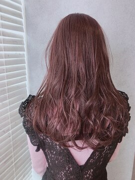 ヘアサロンM 新宿 春にピッタリ!ローズピンク