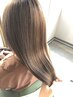 【最高の艶髪へ】縮毛矯正＋フルカラー＋髪質改善 tr    ￥34,650 ⇒￥26,950