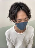 センターパート×ツイストスパイラル