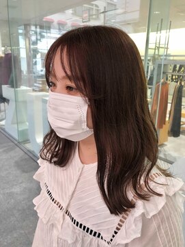 ビーワールド(B WORLD) 毛先が可愛いぷつっとミディ【藤枝/髪質改善/デザインカラー】