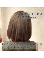 ワット 原宿店(W)&nbsp;【W-ワット-原宿店】ナチュラルストレート★