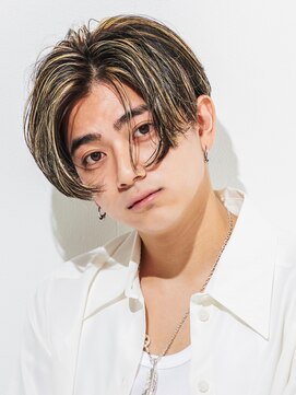 メンズヘアセンス 渋谷(MEN'S HAIR SENSE) 毛流れハイライトセンターパート
