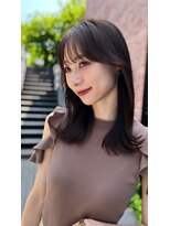 ドットハリス(.Hallis) 大人かわいい/小顔/ミディアムレイヤー/20代30代40代