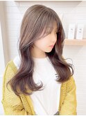 韓国前髪顔周り×小顔レイヤー[横浜/縮毛矯正/前髪縮毛矯正]