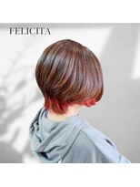 フェリシータ ミューズ(FELICITA musse)&nbsp;【FELICITA】前下がり×ウルフインナーカラー