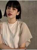 切りっぱなしボブ