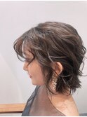 お呼ばれヘア　ミニボブ　ヘアアレンジ