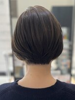 アトリエコア(Atelier Coa)&nbsp;ショートカット前下がりボブショートボブグレージュカラー
