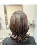 波巻きグレージュ