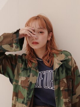 ヨー(Yoh-) 【レイヤーカット/阿部達哉】顔まわりカット/ミディアムレイヤー