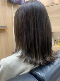 切りっぱなしスタイル