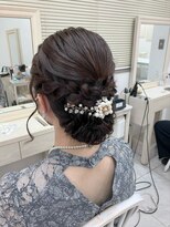 リサ 恵比寿(risa.)&nbsp;編み込みシニヨン